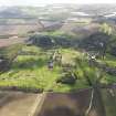 General oblique aerial view of Letham Grange Golf Courses, taken from the NW.