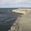 View looking along the E wall of John O'Groats harbour, taken from S