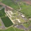 Oblique aerial view of the technical area at Crail airfield, taken from the E.