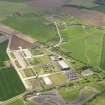 Oblique aerial view of the technical area at Crail airfield, taken from the ESE.