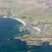 General oblique aerial view of Port Ellen, taken from the SSE.