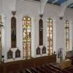 Interior. East wall  from balcony to north west.