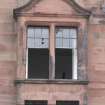 Detail. Pedimented bay window, Govan Road east tenement