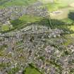 General oblique aerial view of Cumnock centred on Glaisnock Street, taken from the WSW.