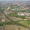 Oblique aerial view of Cambuslang Golf Course, taken from the SSE.