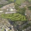 Oblique aerial view of Cambuslang Golf Course, taken from the N.