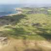 General oblique aerial view of Gullane Golf Courses centred on  Golf Course Two, taken from the SW.