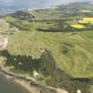 General oblique aerial view of Muirfield Golf Course, taken from the W.