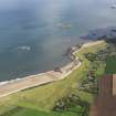 General oblique aerial view of North Berwick Golf Course, taken from the SW.