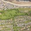 Oblique aerial view of North Berwick Golf Course, taken from the S.