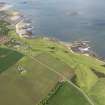 General oblique aerial view of North Berwick Golf Courses centred on Glen Golf Course, taken from the SE.