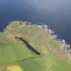 Oblique aerial view of Mire Loch, taken from the SSW.