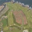 Oblique aerial view of Eyemouth Golf Course, taken from the S.