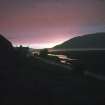 Loch Carron. Sunset view of loch.