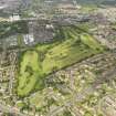 Oblique aerial view of Littlehill Golf Course, taken from the ENE.