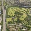 Oblique aerial view of Alexandra Park Golf Course, taken from the WSW.