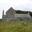 View of later west range of buildings