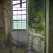 Interior view of recessed window in Hall of Clestrain House, Orkney.