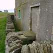 Detail of rear elevation of Hall of Clestrain House, Orkney.