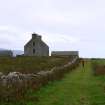 General view of Hall of Clestrain House, Orkney.