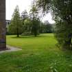 View into NE courtyard, with building ranges beyond, taken from the N corner of the SE building range