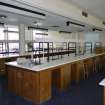 Interior. View of sample teaching laboratory with typical furnishings