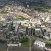General oblique aerial view of University of Dundee campus, taken from the SE.