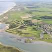 General oblique aerial view of Newburgh-on-Ythan Golf Course and the River Ythan, taken from the NNE.