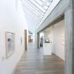 Interior view of first floor gallery space at The Pier Arts Centre.