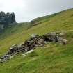 Bothy, looking NW at the entrance (B15)