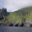 The eastern part of the S side of Boreray