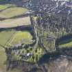 General oblique aerial view of Camelon Cemetery and Crematorium, taken from the NNW.
