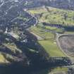 General oblique aerial view of King's Knot and Stirling Golf Course, taken from the N.