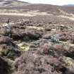 Auchnacraig 3 celled Enclosure on boundary dyke looking SW