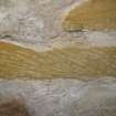 Chisel marks on stone prepared for plastering, Fifth Floor, View from South South East