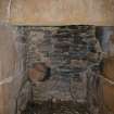 Hearth of fireplace in Room 5, Fifth Floor, View from West