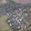 Oblique aerial view of Forgandenny Parish Church, looking NW.