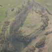 Oblique aerial view of Law of Dumbuils fort, looking WSW.