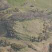 Oblique aerial view of Law of Dumbuils fort, looking S.