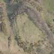 Oblique aerial view of Law of Dumbuils fort, looking ESE.