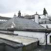 View showing the tin and flat roofs of the extensions to the masonic hall, taken from the flat roof extension to E.