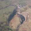 Oblique aerial view of Castle Craig and Kay Craig, looking N.