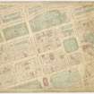 Ordnance Survey Map of  Edinburgh. Coloured 1st edition 'Edinburgh and its Environs' Sheet 29.
Includes Princes Street, George Street, Queen Street and Waverley Bridge.