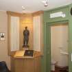 Ground floor. Gallery 7. Roll of honour 1939-45 and disabled toilet partition.