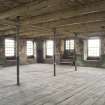 Interior. Spinning mill, 3rd floor, main room, view from north west