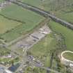 Oblique aerial view of Glenrothes with Thorton Railway Station, taken from the SW.