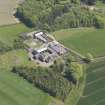 Oblique aerial view of Greenside Steading, taken from the W.