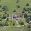 Oblique aerial view of Pitlour House, taken from the NW.