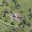 Oblique aerial view of Pitlour House, taken from the W.