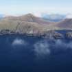 General oblique aerial view of St Kilda, centred on the islands of Hirta and Dun, taken from the SW.